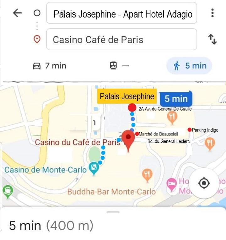 Monaco A 300M Du Casino - Grand Studio Avec Piscine Beausoleil Buitenkant foto